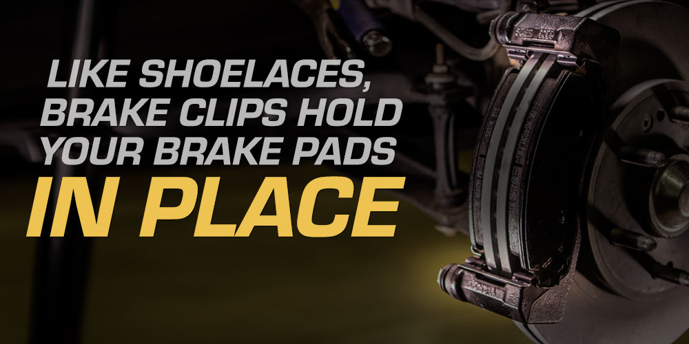 Brake Clips installed on pads